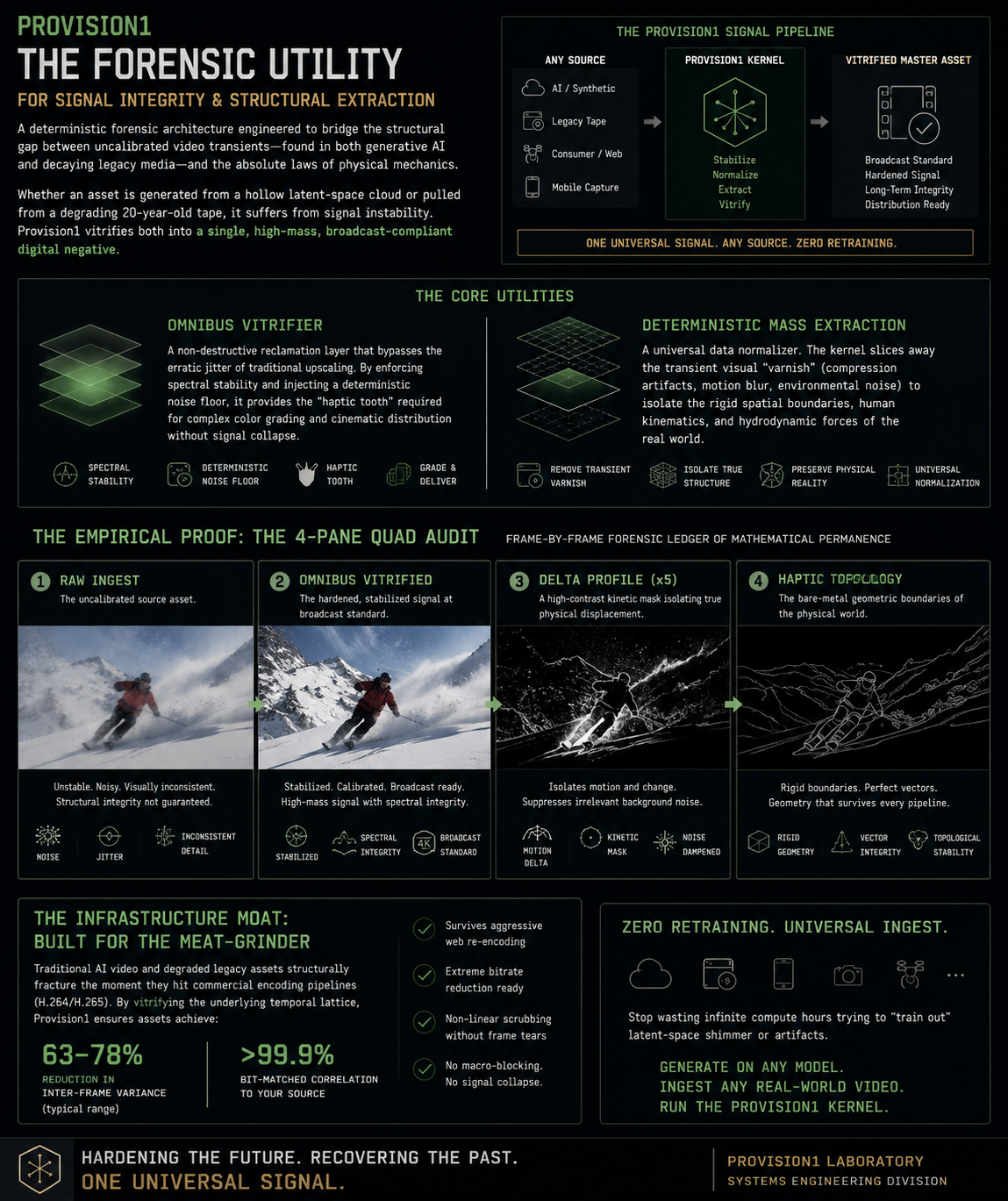 Provision1 - The Forensic Utility Architecture Map
